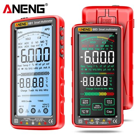 ANENG 681 682 683 6000 Counts Digital Rechargeable Multimeter AC DC