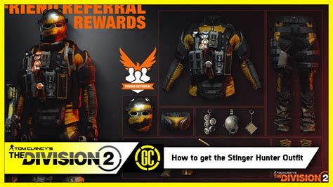 How To Get The Stinger Hunter Outfit In The Division 2 Youtube