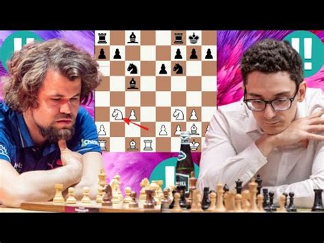 Aggressive Fabiano Caruana Vs Magnus Carlsen Youtube