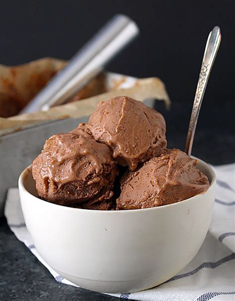 Chocolate Almond Butter Ice Cream Paleo Dairy Free Gluten Free