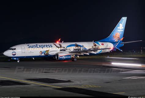 TC SNN SunExpress Boeing 737 8HC WL Photo by Moritz Klöckner ID