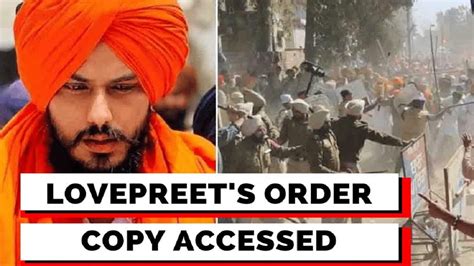 Who Is Lovepreet Aka Toofan Singh Amritpal Singhs Aide Arrested Pics Case Explained