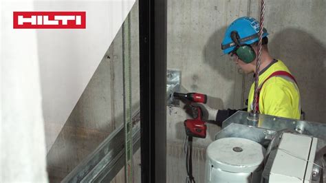 How To Install A Hilti Miq Divider Beam Youtube