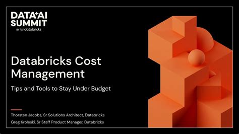 Databricks Cost Management Tips And Tools To Stay Under Budget YouTube