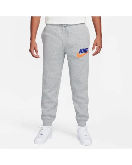 Pantalon De Survetement Homme Nike M Nk Club Bb Jogger Chnl Ftra Gris