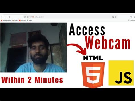 How To Access Webcam Using HTML5 And JavaScript Webcam Tutorial YouTube