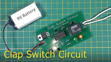 Simple Clap Switch Circuit Using Transistor