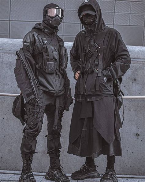 Techwear Futuristic Fashion Futuristic Fashion Cyberpunk Clothes