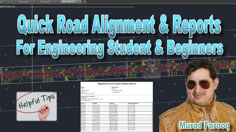 How To Draw Road Alignment In Autocad Templates Sample Printables