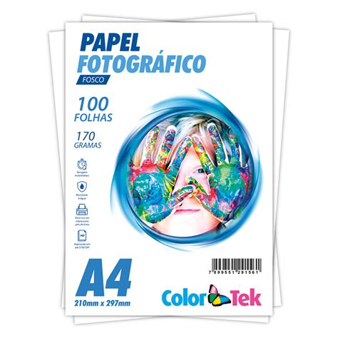 Gaúcha Distribuidora de Informática PAPEL FOTOGRÁFICO A4 100 FOLHAS