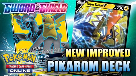 PIKAROM SWORD AND SHIELD UPDATED DECK TIER 1 Pokemon TCG YouTube