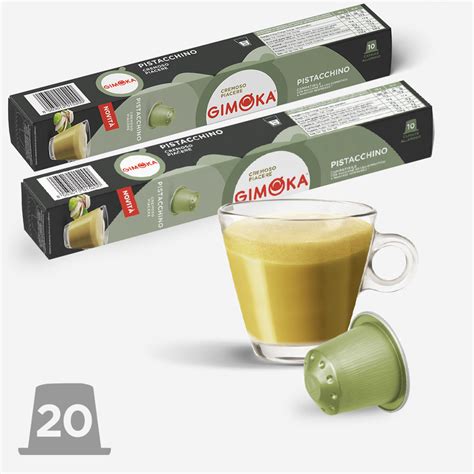 Pistacchino Gimoka Bevanda In Capsule Compatibili Sistema Nespresso