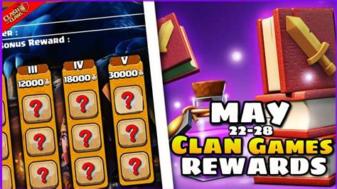 Upcoming Clan Games Rewards In May 2023 In Clash Of Clans 22 28 May