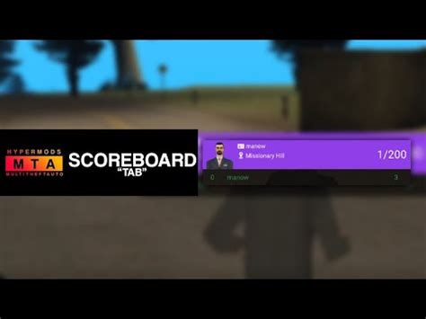 Mta Sa Scoreboard