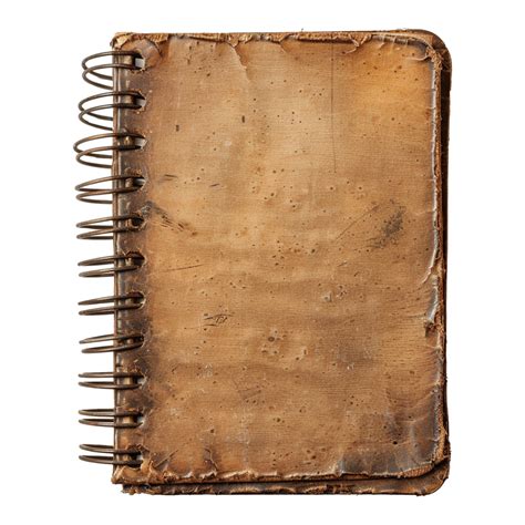 Old notepad isolated on transparent background 46592958 PNG