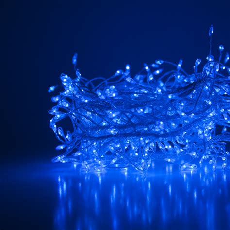 Blue LED Fairy Lights, Silver Wire - Wintergreen Corporation - Wintergreen Corporation