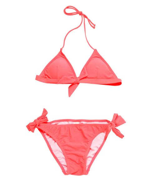 Stylenanda Pink Triangle Top Bikini KSTYLICK Latest Korean Fashion K Pop Styles