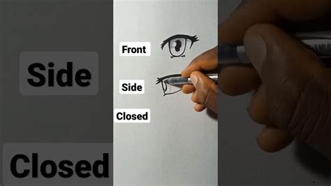 Anime Eye Drawing Tutorial Shorts Youtube