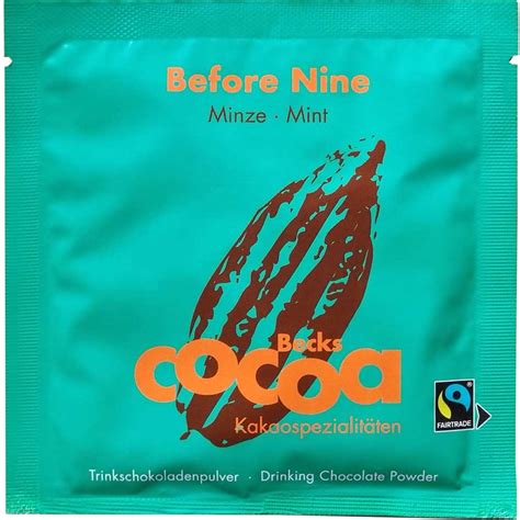 Becks Cocoa Before Nine Hot Chocolate With Mint 25g
