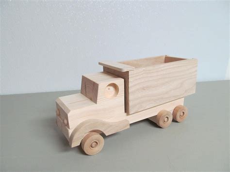 Wooden Toy Dump Truck