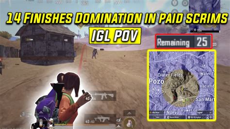 14 Finishes Domination In Paid Scrims IPhone 12 Competitive Gameplay