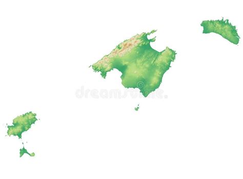 Ibiza And Formentera Island Spain Political Map The Pityusic Islands