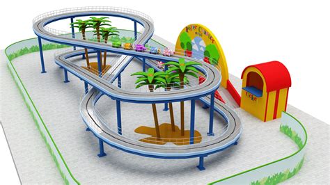 Roller Coaster Mini 3d Model Cgtrader