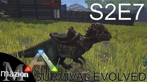 Ark Survival Evolved Taming A Pachycephalosaurus Pachy S E