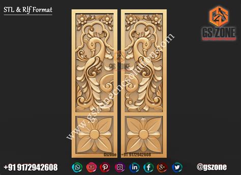 3d Double Door Design D 21 176 Gs Zone