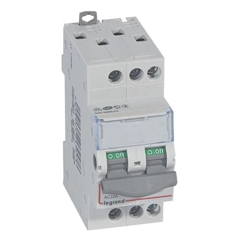 Interruptor seccionador DX³ IS 3P 400 V 20 A 2 módulos