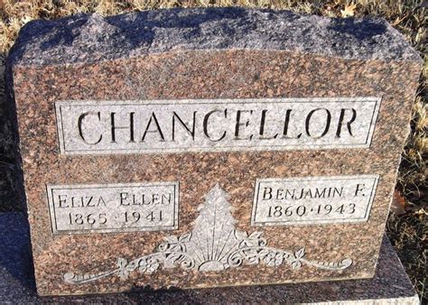 Eliza Ellen Morton Chancellor Memorial Find A Grave