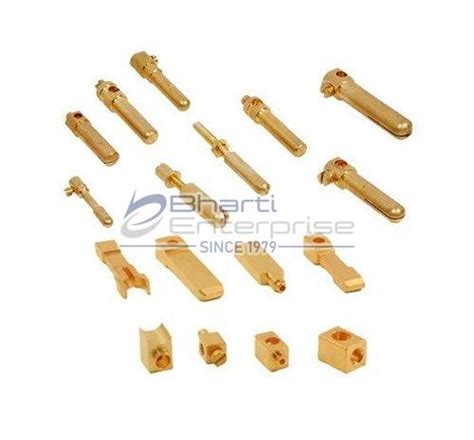 Polished Brass Electrical Plug Pins Feature Corrosion Proof Durable