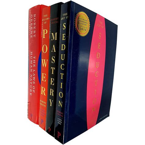 Robert Greene Collection 4 Books Set The Art Of Seduction Mastery The Concise 48 Laws Of