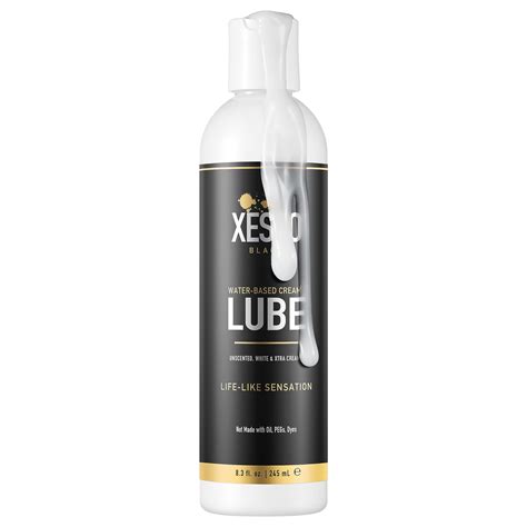 Buy Xessowater Based Creamy Lube Unscented 8 3 Fl Oz Thick White Gel Like Slippery Glide