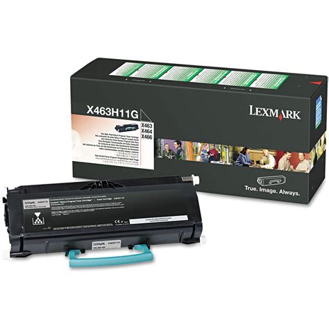 Original Lexmark X463H11G Black High Capacity Toner Cartridge X463H11G