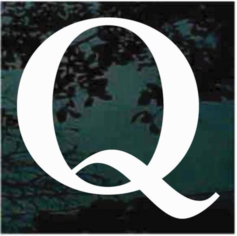 Q Decals And Stickers For Cars Trucks And Windows