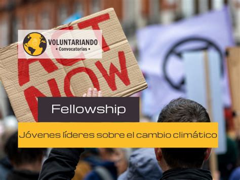 Fellowship para jóvenes líderes sobre el cambio climático Voluntariando