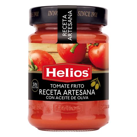 Tomate Frito Con Aceite De Oliva Virgen Helio Sin Gluten Tarro G