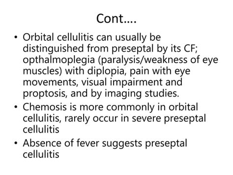 Preseptal And Orbital Cellulitis Md5 By Noel Ppt