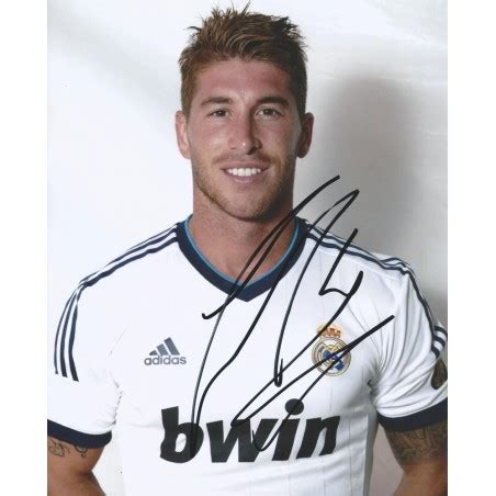 Autographe Sergio Ramos