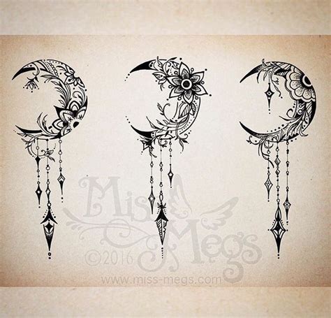 Crescent Moon Tattoos On Pinterest Moon Tattoo Designs Moon