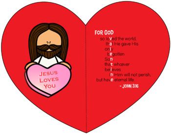 Jesus is My Valentine! Easy Foldable Card Craft for Kids by Hannah Holbrook