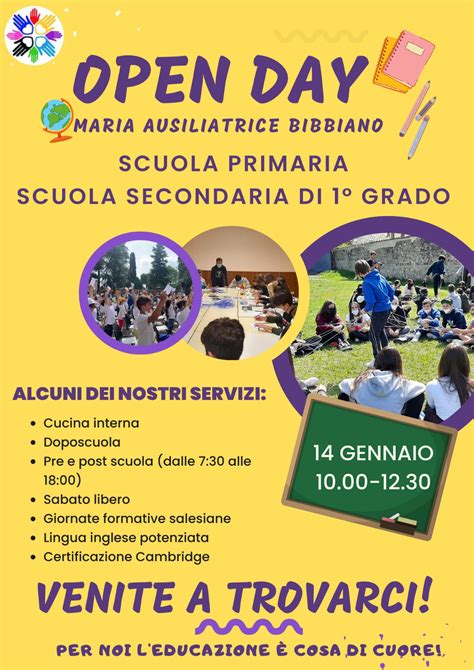 OPEN DAY SCUOLA PRIMARIA E SECONDARIA DI PRIMO GRADO Istituto Maria