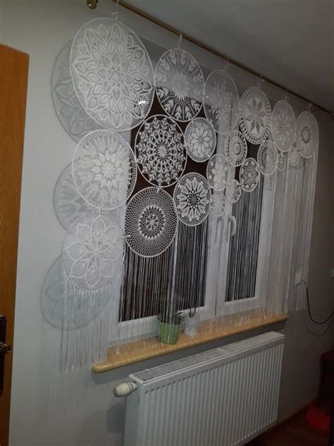 Dantellerle Dekorasyon Fikirleri Mimuu Crochet Curtains