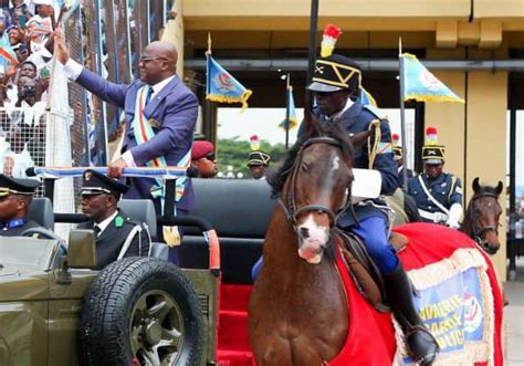 Investiture Félix tshisekedi le chef de l État Congolais est arrivé