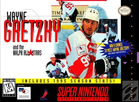 Wayne Gretzky And The Nhlpa All Stars Boxarts For Nintendo Super Nes