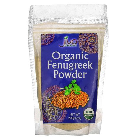 Amazon Jiva Organic Fenugreek Powder Ounce Bag Non Gmo Vegan