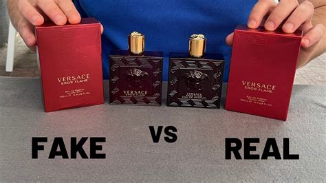 Fake vs Real Versace Eros Flame EDP Perfume 100 ml