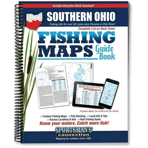 Southern Ohio Fishing Map Guide Book By Sportsmans Connection