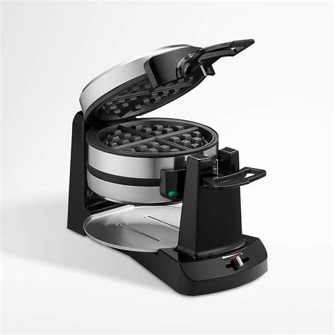 Cuisinart Double Belgian Waffle Maker Iron Reviews Crate Barrel